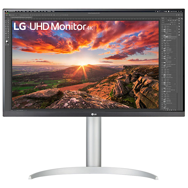 მონიტორი LG 27UP650W.AMA, 27", Monitor, 4K UHD, IPS, VGA, HDMI, DP